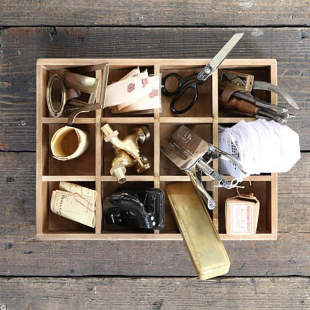 楽天市場】小物収納 ダルトン DULTON 12 PARTITION WOODEN BOX