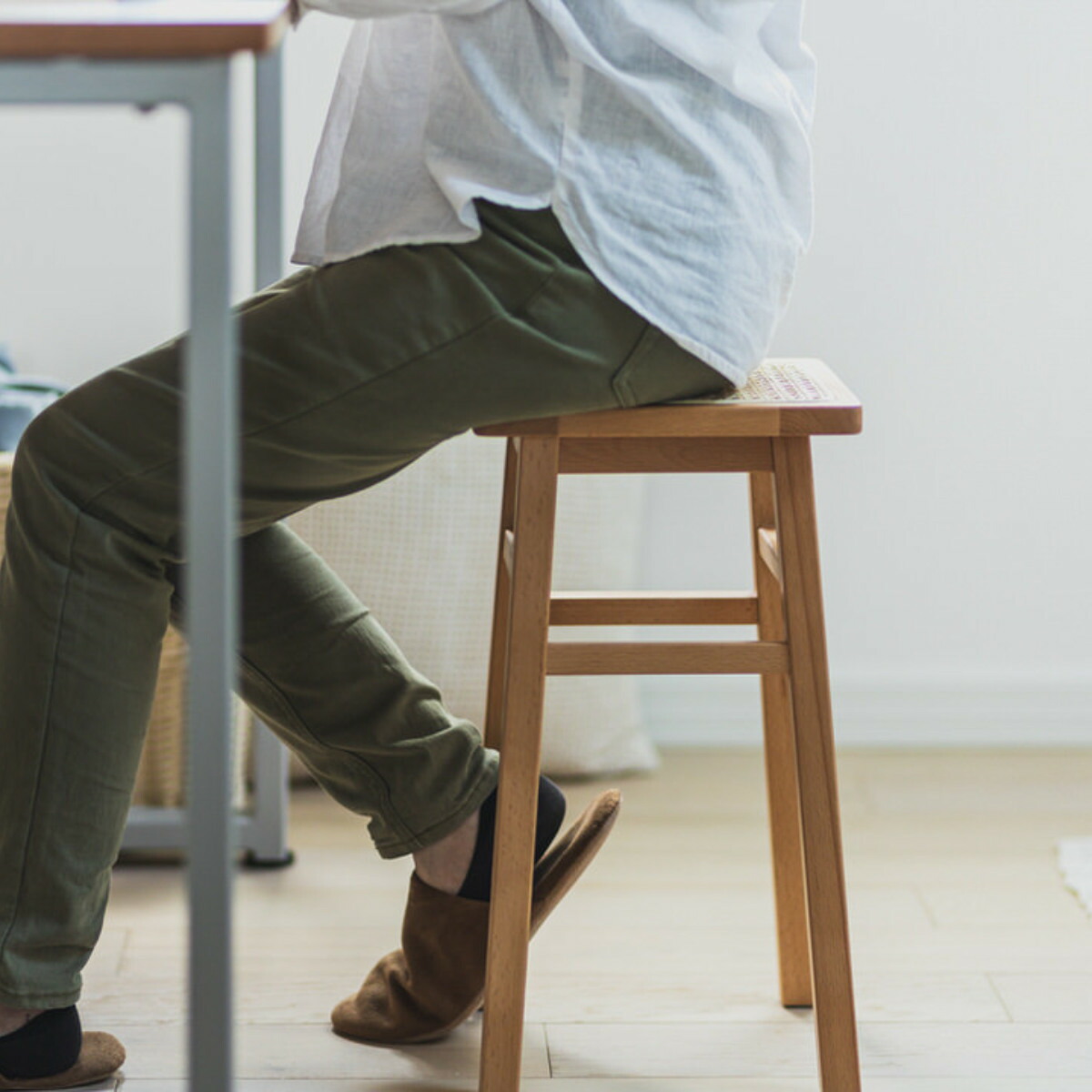 楽天市場】Mash スツール ラタン 高さ45cm 天然木 飾り棚 （ 椅子