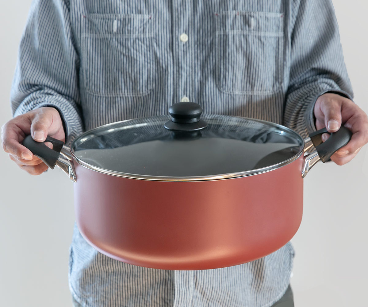 楽天市場】両手鍋 30cm 32cm IH対応 マーブル 大きな鍋 （ ガス火対応