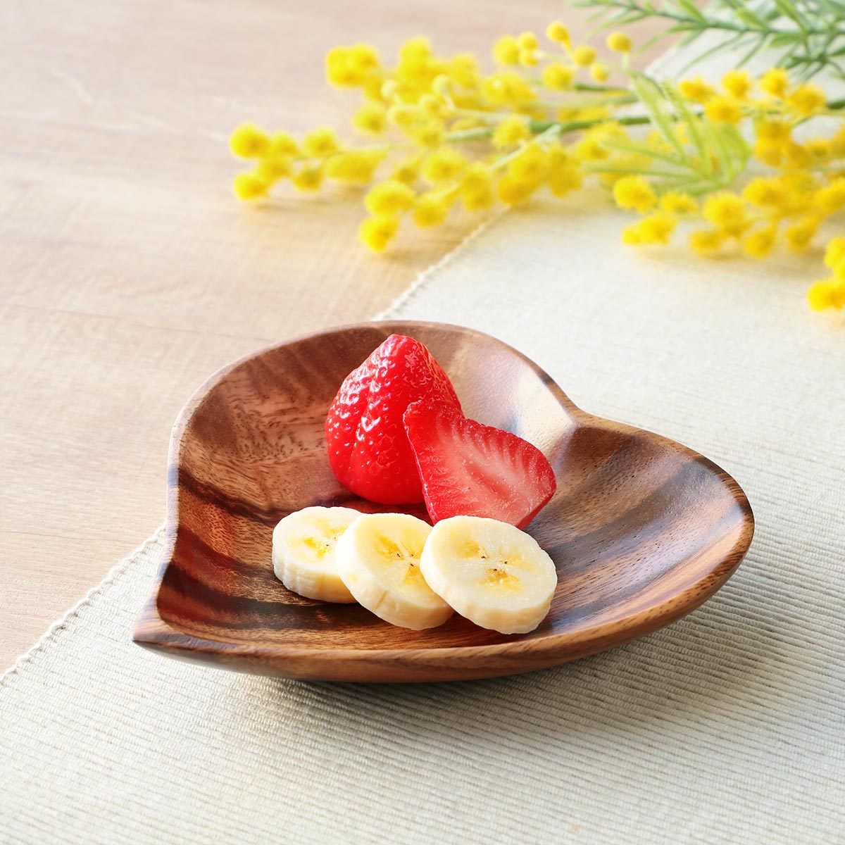 楽天市場】プレート 15cm ハート アカシア製 食洗機対応 （ 食器 木製