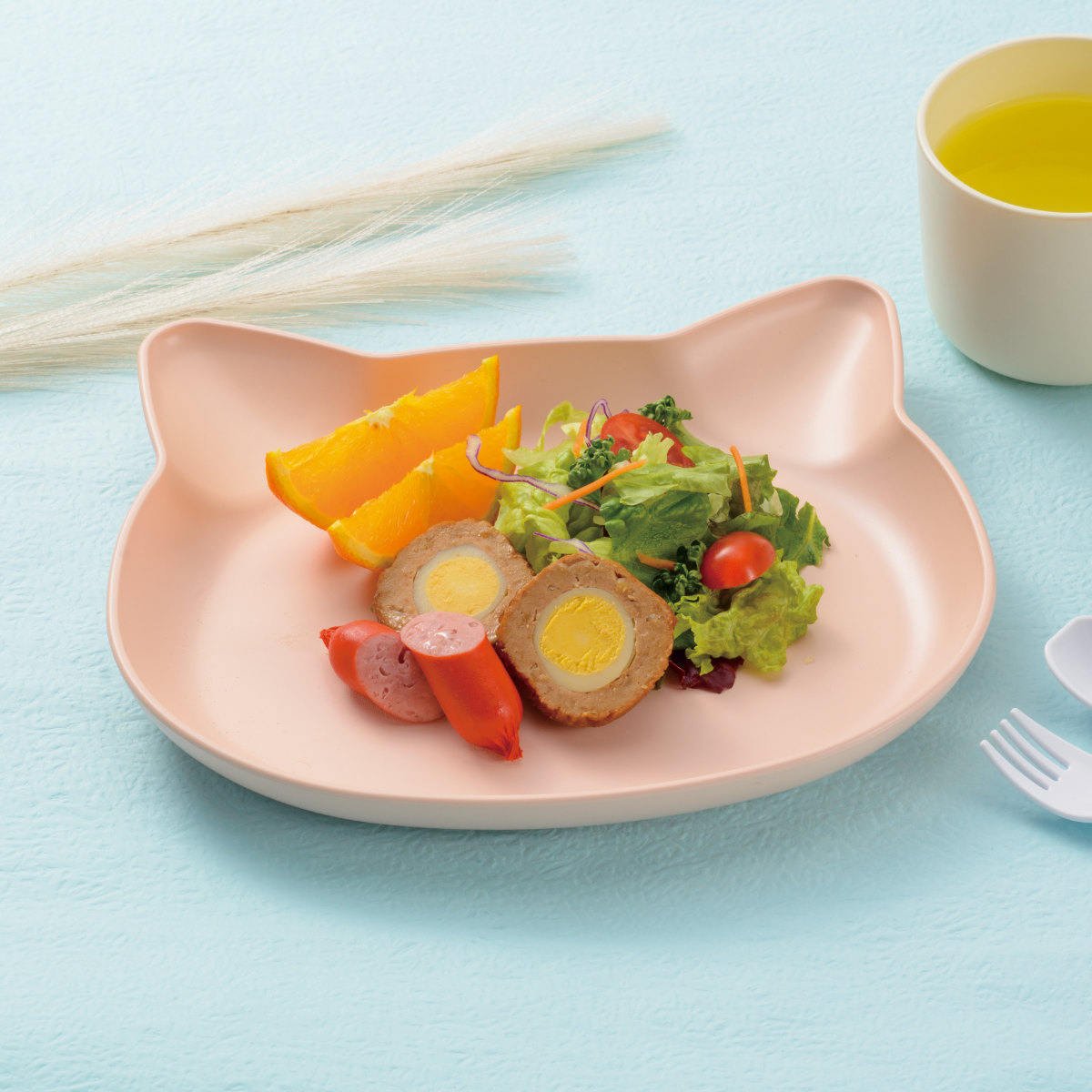 楽天市場】抗菌ランチプレート catte ねこ 日本製 電子レンジ対応 食洗