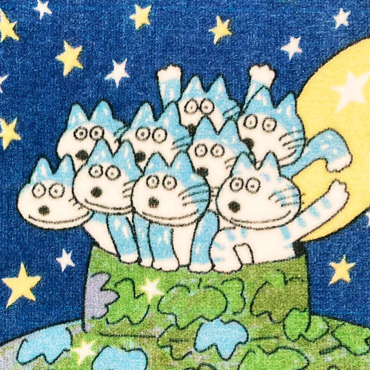 楽天市場】ミニタオル 25×25cm 11ぴきのねこ 11ぴきのねことへんなねこ