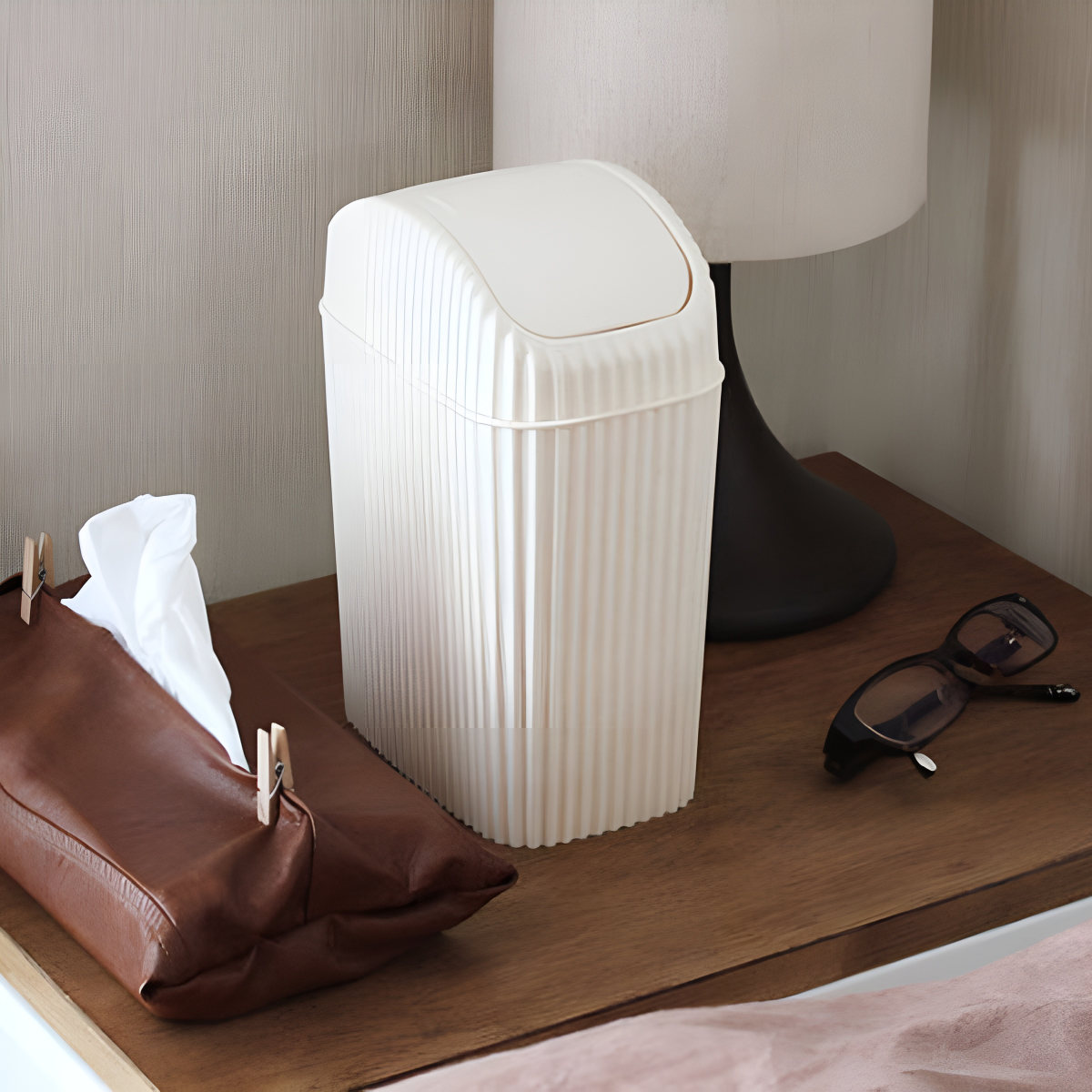 楽天市場】ゴミ箱 4L ふた付き ウェイビー スイング くず入れ シンプル