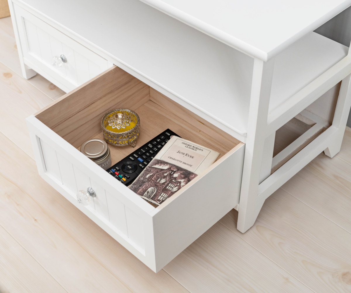 楽天市場】テレビ台 ローボード シャビー調 クリスタル調取っ手 幅72cm