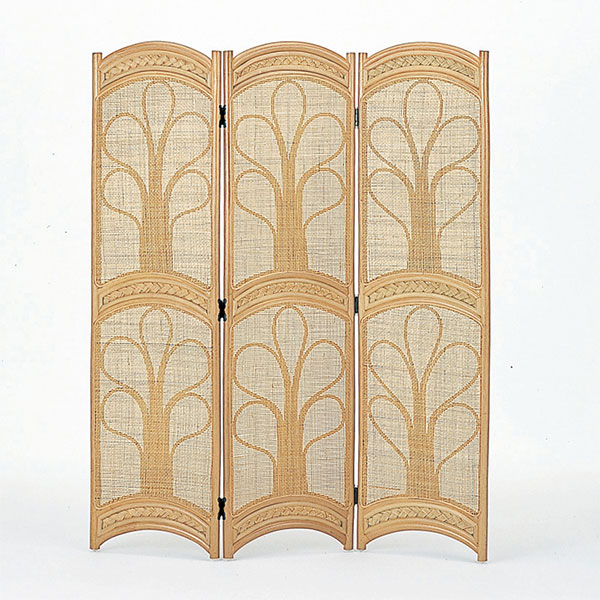 楽天市場】衝立 4連 ラタン パーテーション 籐家具 高さ150cm（ 送料