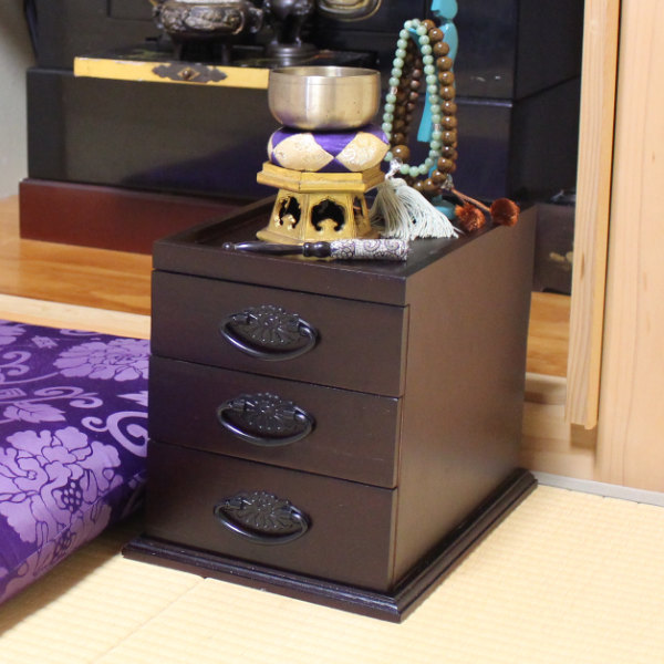 楽天市場】チェスト 和風 2段 和風ミニチェスト 桐製 仏壇 （ 送料無料