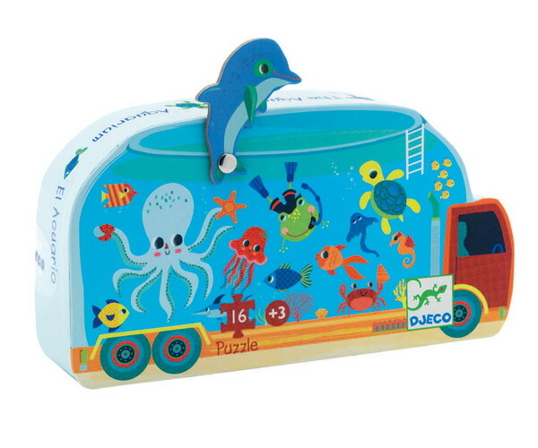 楽天市場】パズル 水族館 16ピース ジグソーパズル 幼児 知育玩具