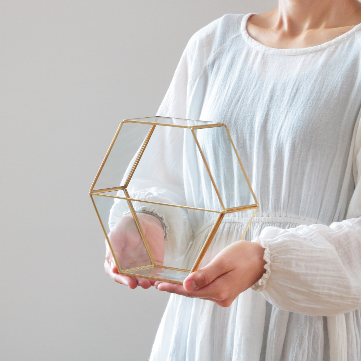 楽天市場】花瓶 フレームベース ヘキサゴン （ 花びん 花器 フラワー