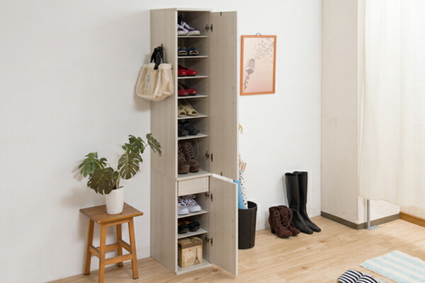 楽天市場】シューズラック 木製 ミラー付 ナチュラルテイスト 幅27cm