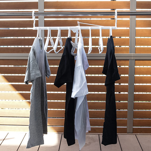 楽天市場】連結ハンガー 洗濯ハンガー 8連 スーパードライハンガー