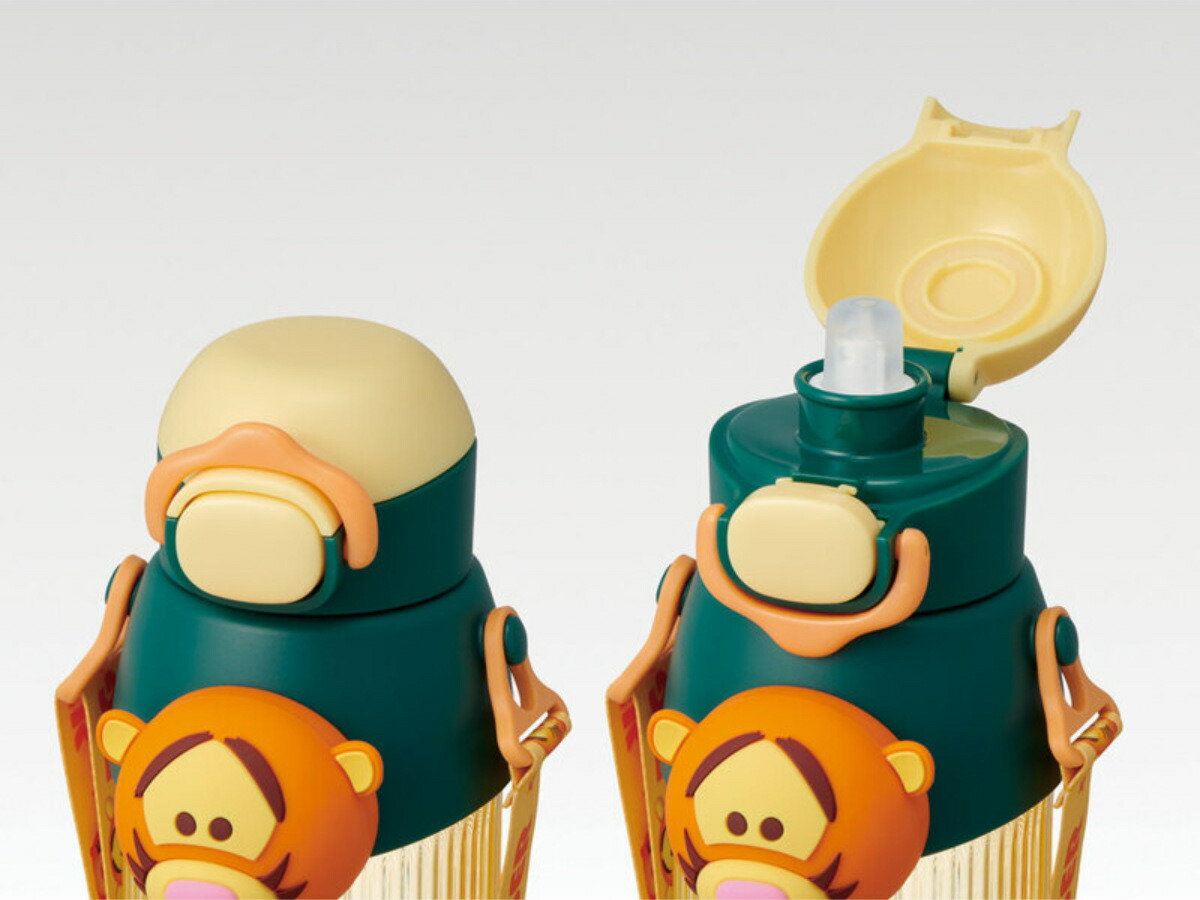 楽天市場】水筒 590ml マスコットストローボトル ツムツムティガー