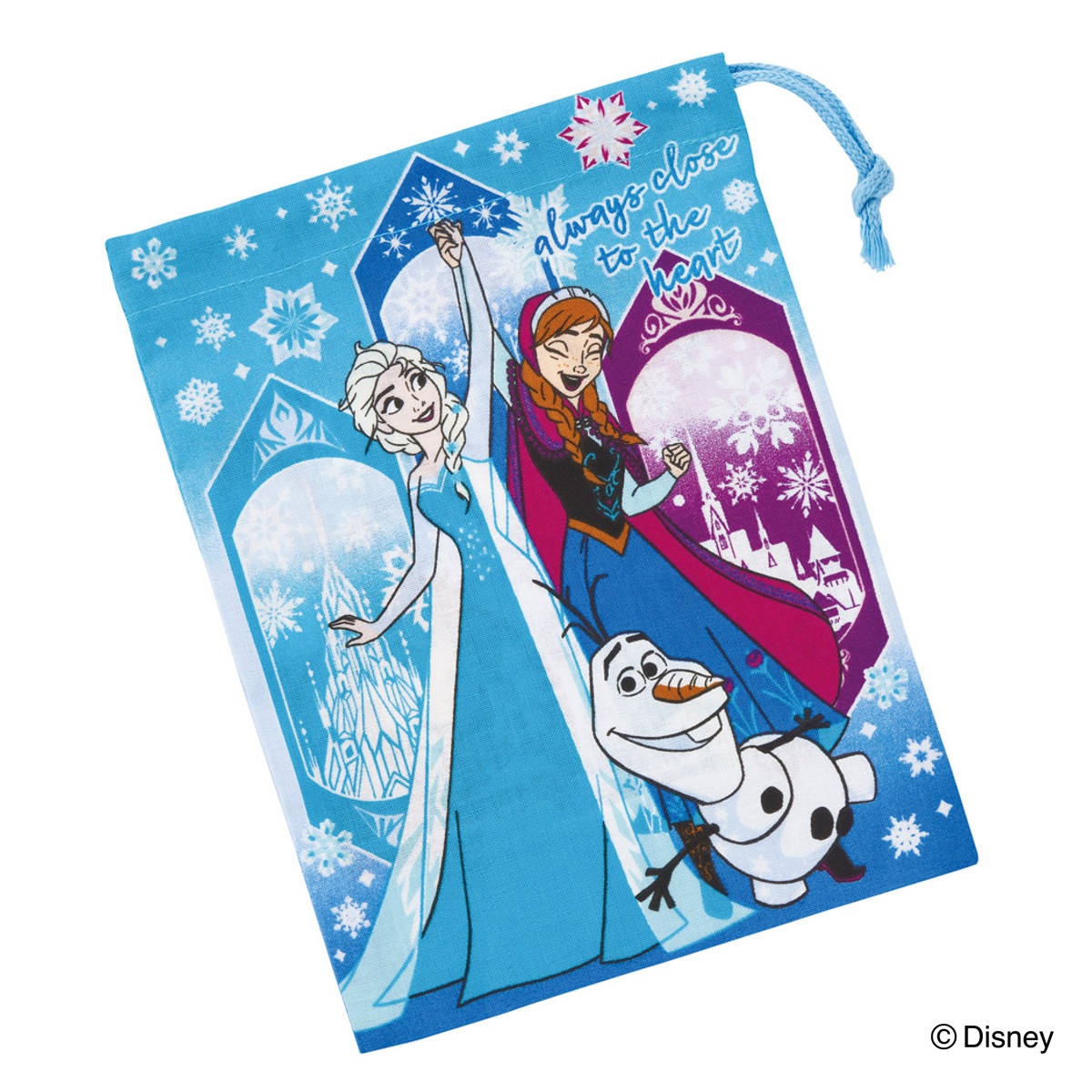 楽天市場】お弁当袋 ランチ巾着 アナと雪の女王 Elsa＆Anna 子供用