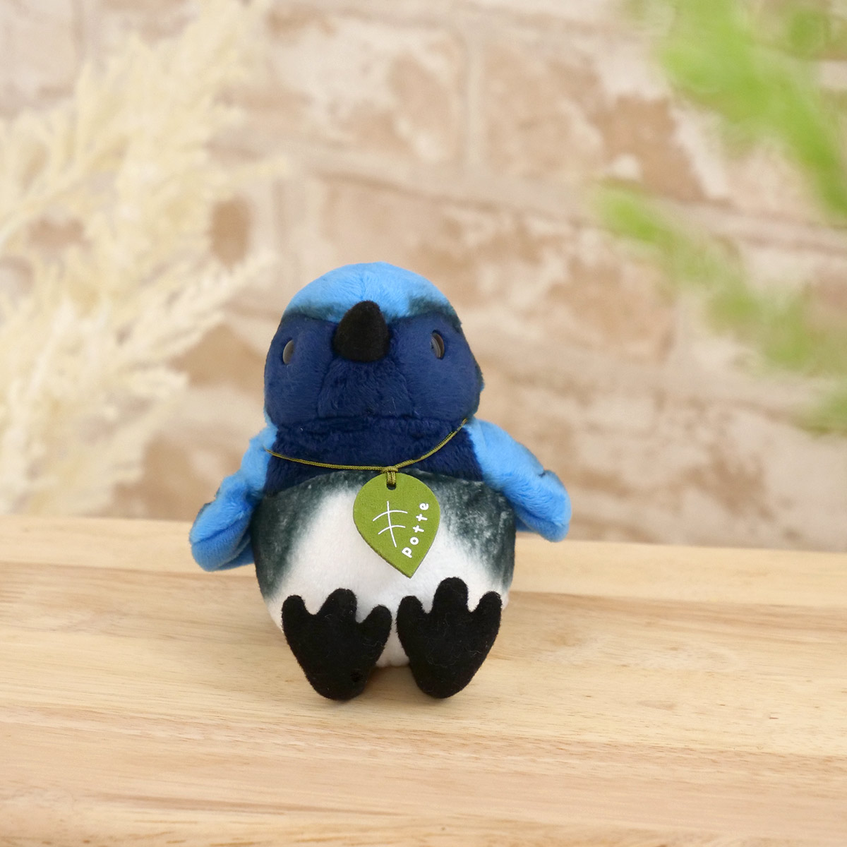 楽天市場】ぬいぐるみ potte オオルリ （ ヌイグルミ おおるり 鳥 動物