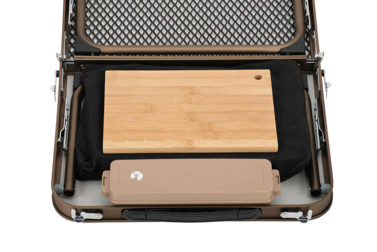 楽天市場】アウトドアテーブル 40×60 ビストロ ハーフメッシュテーブル