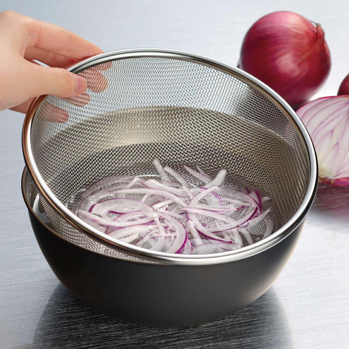 楽天市場】ザル ボウル セット 18cm おかって印 ステンレス製 日本製