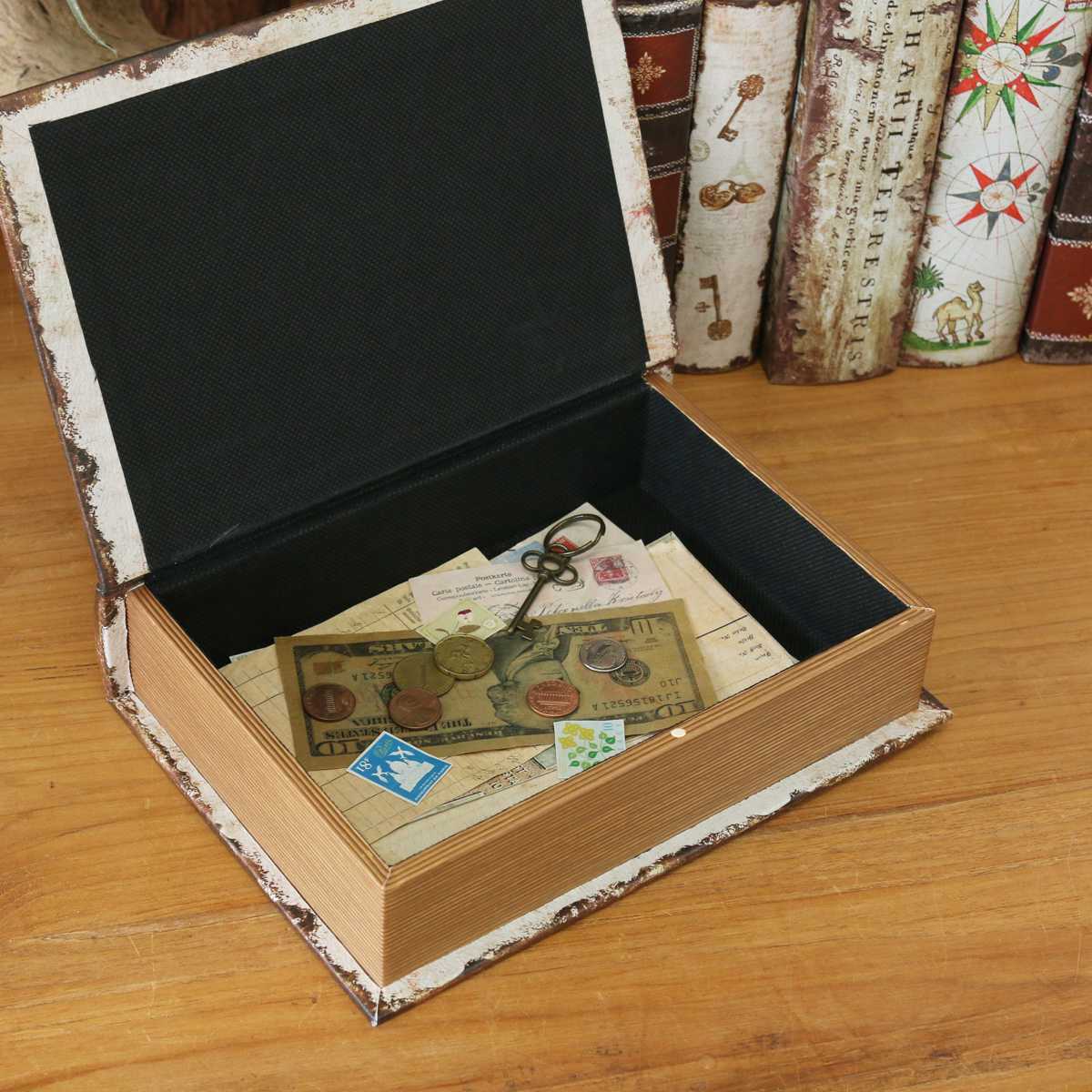 楽天市場】小物入れ ブックボックス L ジャーニー （ 収納 ブック型