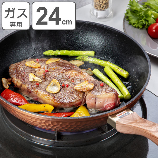 楽天市場】フライパン 22cm ガス火専用 鍛造フライパン フッ素加工 底