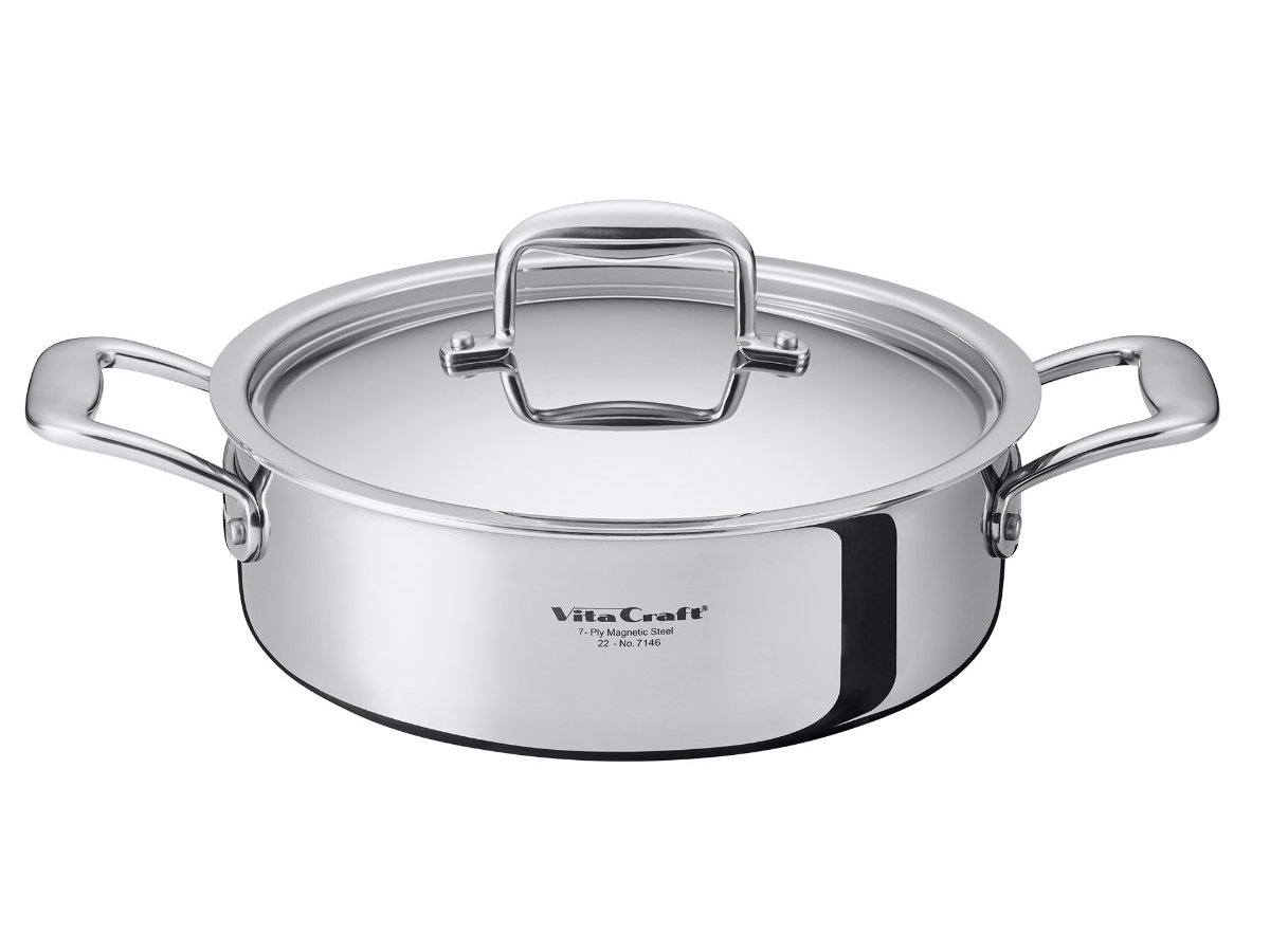 楽天市場】Vita Craft 両手鍋 浅型 24cm IH対応 Nシリーズ ステンレス