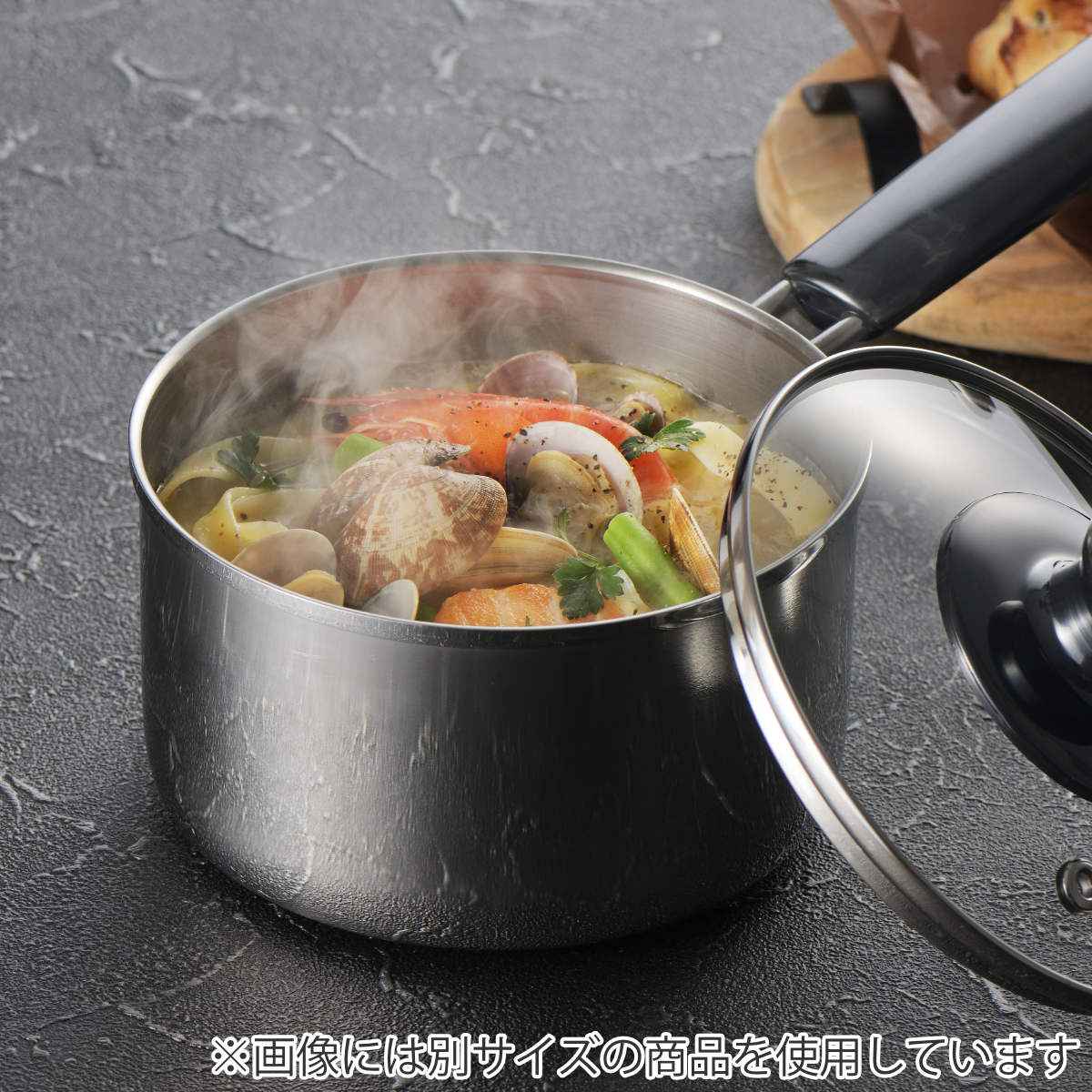 楽天市場】片手鍋 16cm IH対応 クックルックベーシック ステンレス製