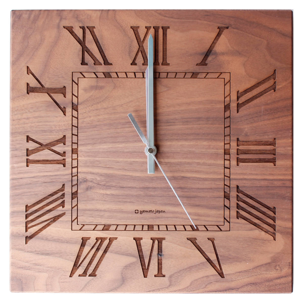 楽天市場】掛け時計 木製 ヤマト工芸 yamato MUKU-ローマ数字