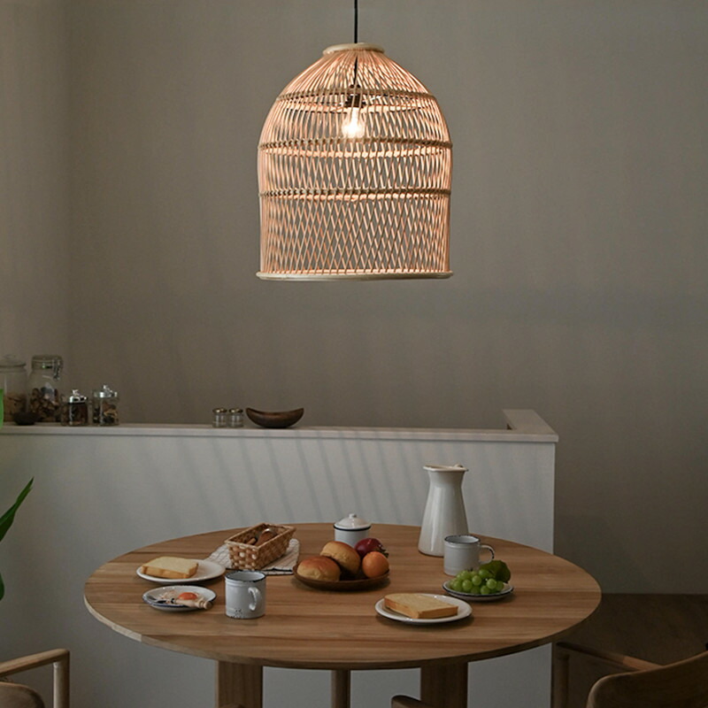 楽天市場】ペンダントライト 照明 ランプ 籐 ラタン ハンギング ライト