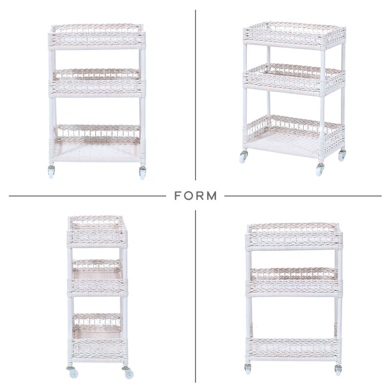 楽天市場】アジアン家具 ラタン 3段ランドリーラック チェスト