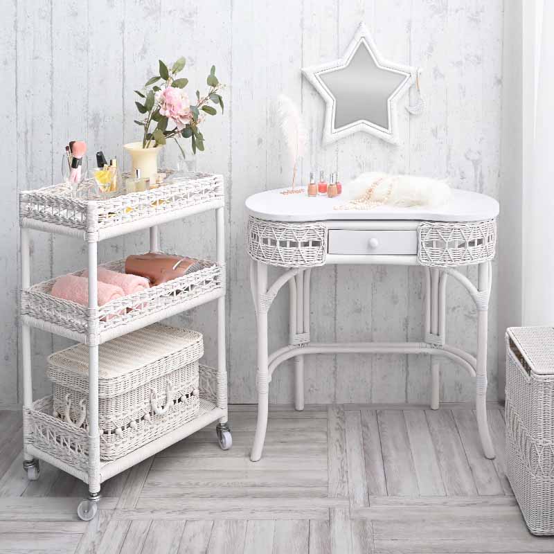 楽天市場】アジアン家具 ラタン 3段ランドリーラック チェスト