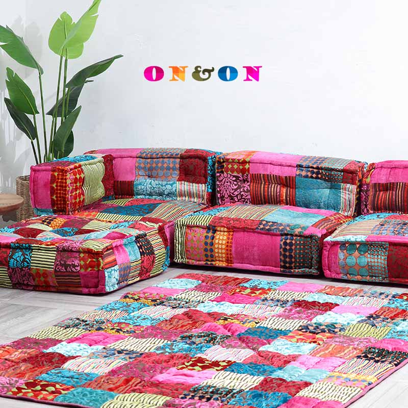 楽天市場】クッションソファ オットマンタイプ ローソファ フロア