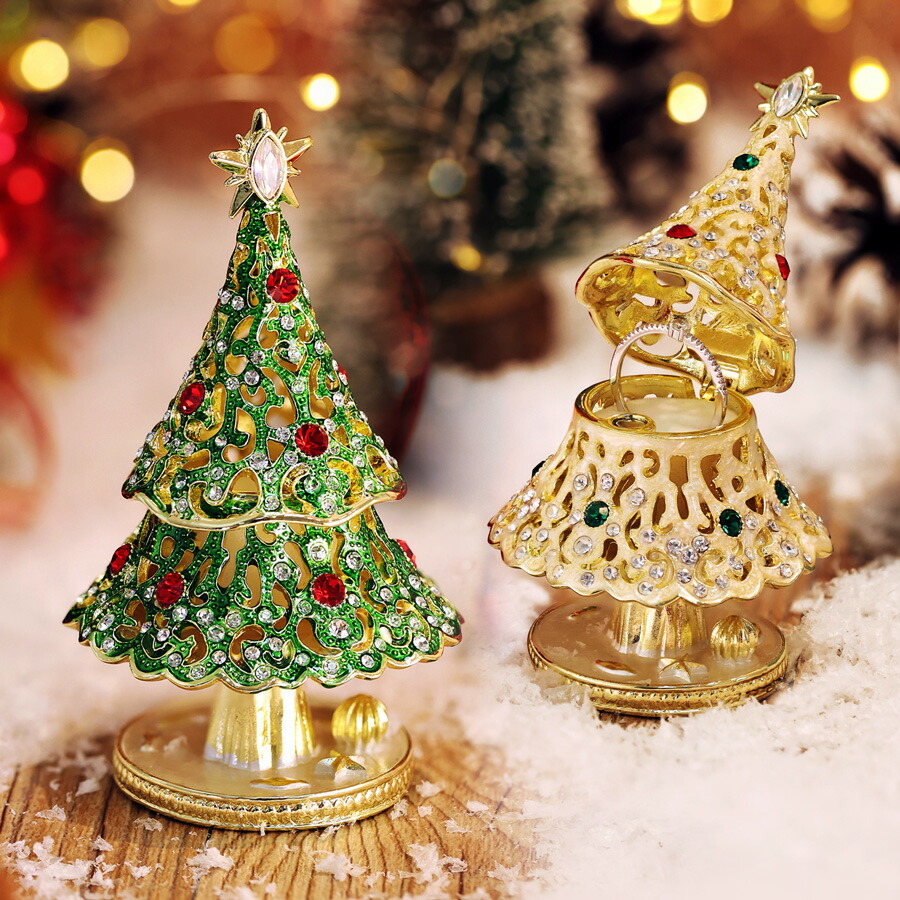 楽天市場】【正規品】＜星のクリスマスツリー ジュエリーボックス