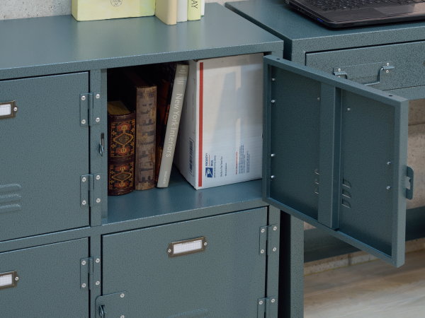 楽天市場】キャスター付き スチールキャビネット 2段 収納ラック