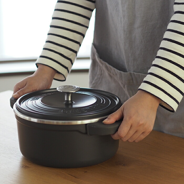 楽天市場】グリーンパン フェザーウェイト ココットラウンド 22cm