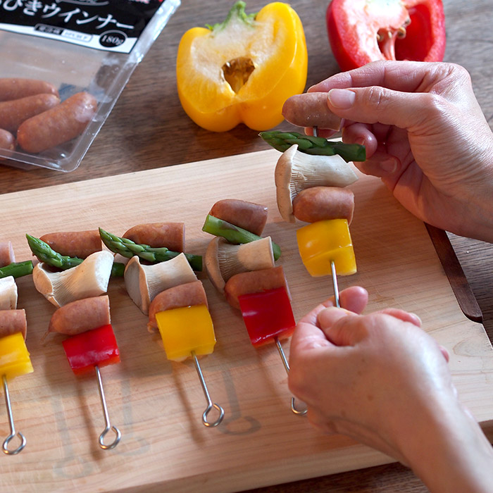 楽天市場】家事問屋 焼き串（6本組） / 【6点までネコポス可】キッチン