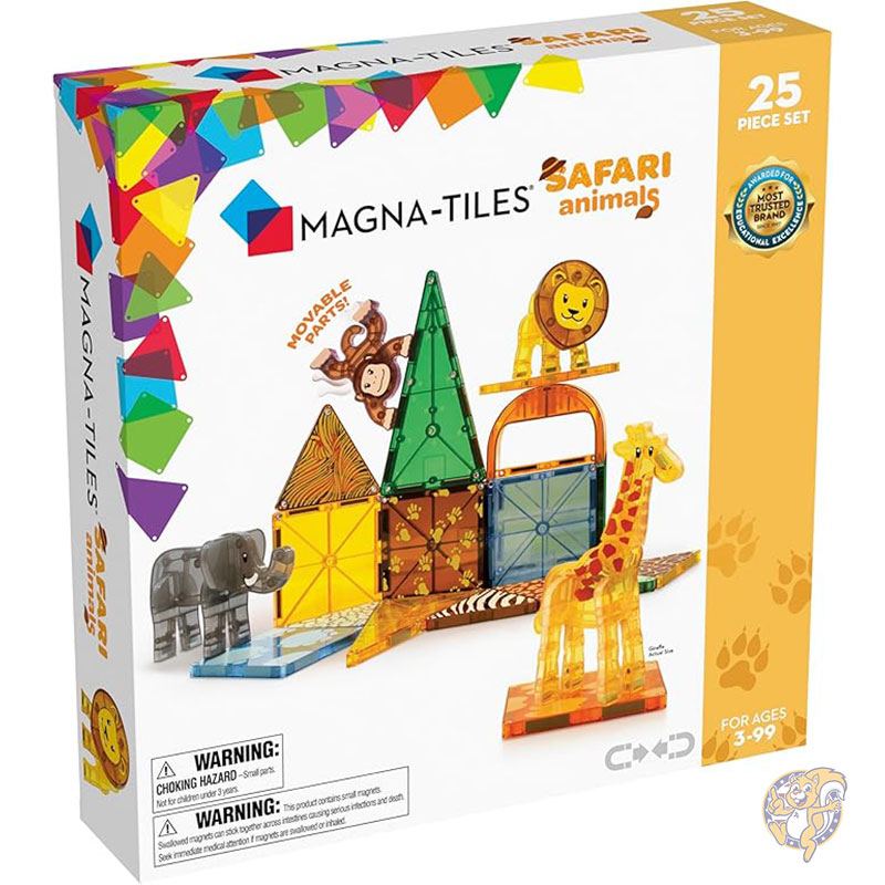 楽天市場】マグナタイル MAGNA-TILES サファリ動物 25 ピース