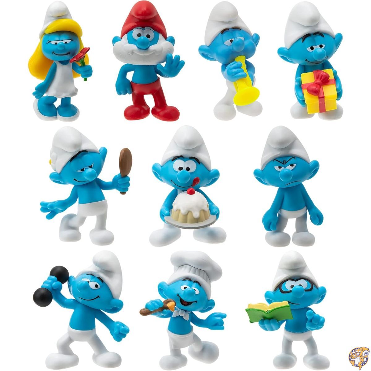楽天市場】The Smurfs 40th Anniversary クラシックフィギュア 10個