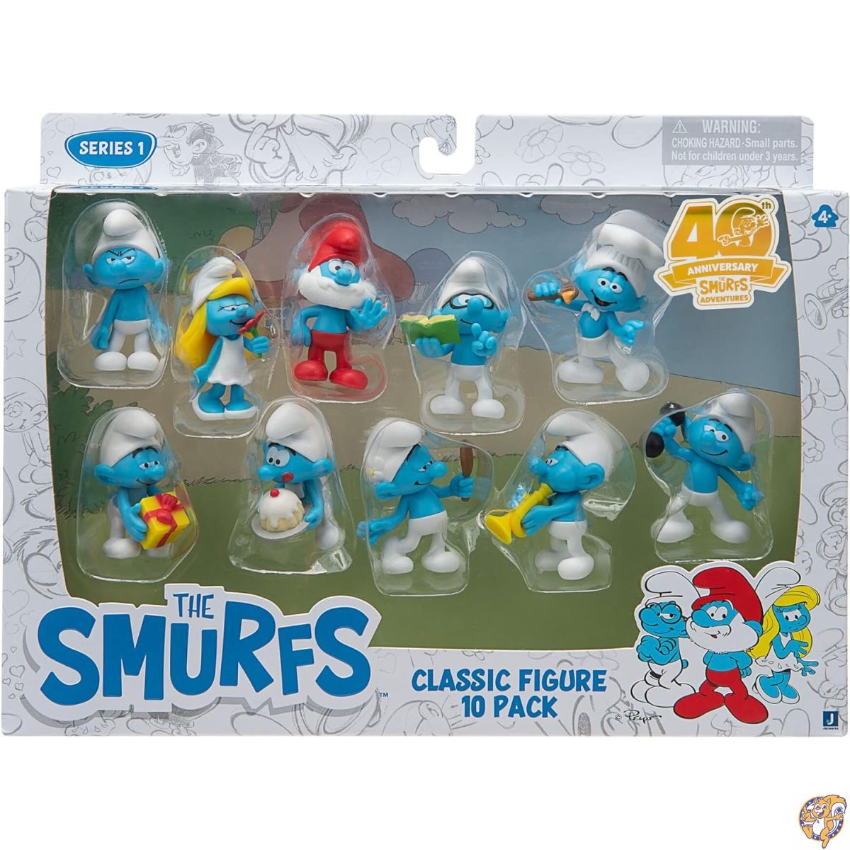 楽天市場】The Smurfs 40th Anniversary クラシックフィギュア 10個