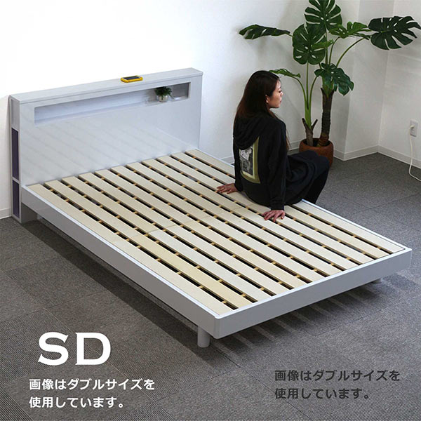楽天市場】【マラソン期間中全品ポイント10倍】ダブルベッド フレーム