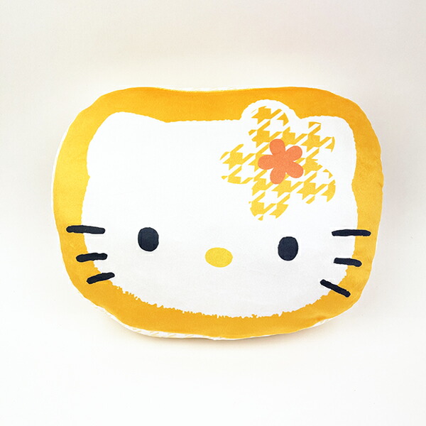 サンリオ ハローキティ カオハナ ダイカットクッション (イエロー) Sanrio