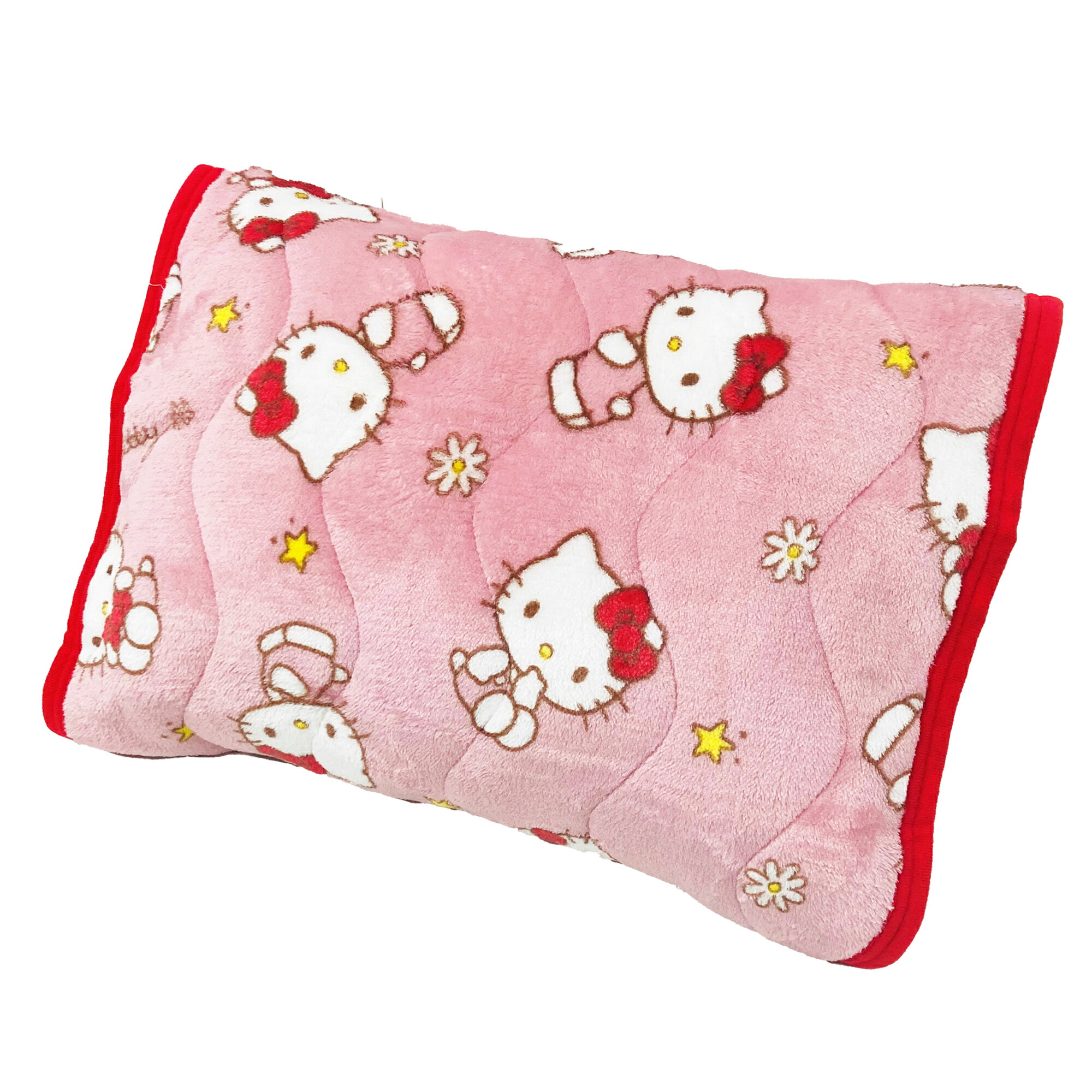 サンリオ ハローキティ フランネル枕パッド ピンク 寝具 枕カバー あたたか