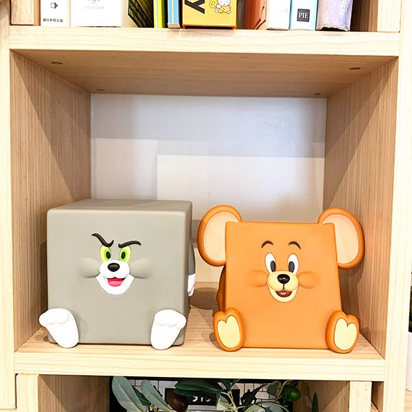 トムとジェリー トム ソフビバンク ファニーアート 貯金箱 インテリア