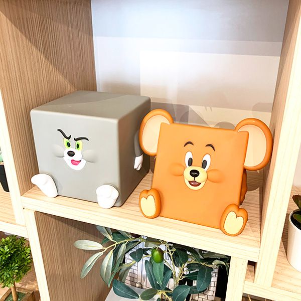 トムとジェリー トム ソフビバンク ファニーアート 貯金箱 インテリア