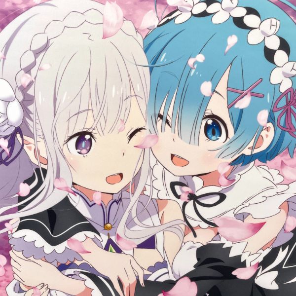 Re:ゼロから始める異世界生活 エミリア&レム B2 タペストリー 72.8