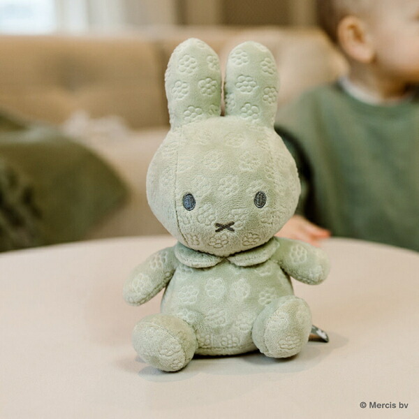 ミッフィー miffy x Little Dutch Flower ぬいぐるみ(20cm) 抹茶