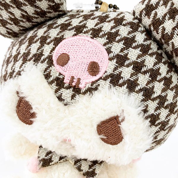 サンリオ クロミ スウィートチェック MC マスコット ぬいぐるみ ブラウン