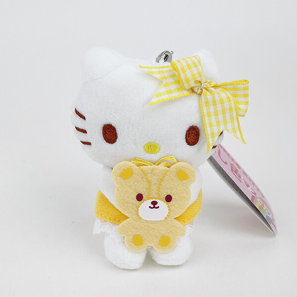サンリオ ハローキティ 推し色マスコット イエロー 黄 キーホルダー