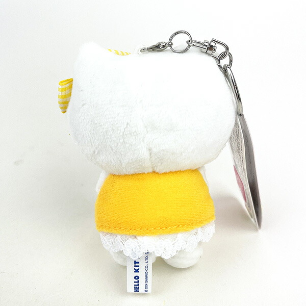 サンリオ ハローキティ 推し色マスコット イエロー 黄 キーホルダー