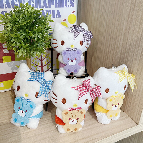 サンリオ ハローキティ 推し色マスコット イエロー 黄 キーホルダー