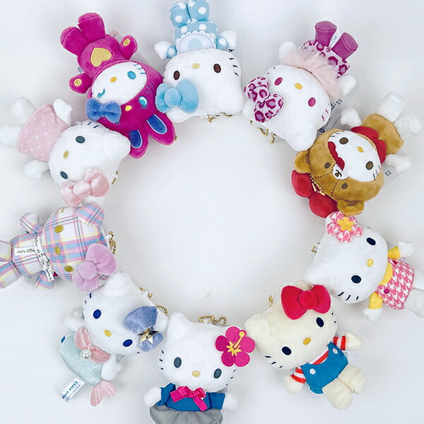 サンリオ ハローキティ マスコットコレクション カオハナ パープル