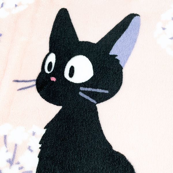 魔女の宅急便 ジジ リリー フラワーステップ ピンク 50×120 マット