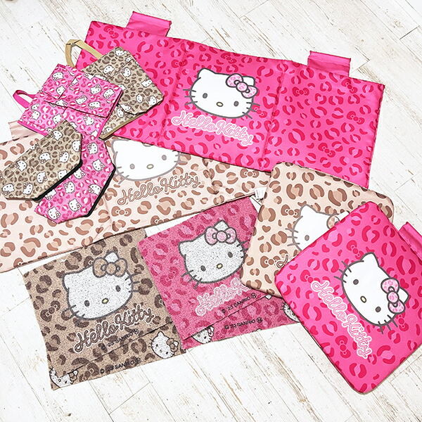 サンリオ ハローキティ カーフリーシートクッション (キティレオパード