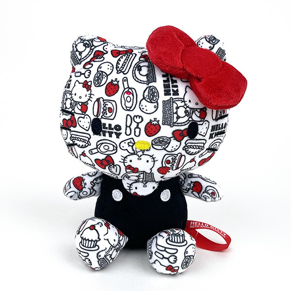 サンリオ ハローキティ 50thシリーズ お座りぬいぐるみ レッド
